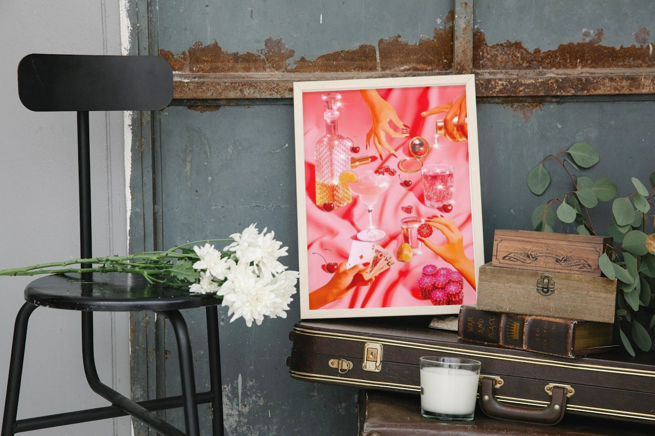 CUTE PINK AESTHETIC POSTER