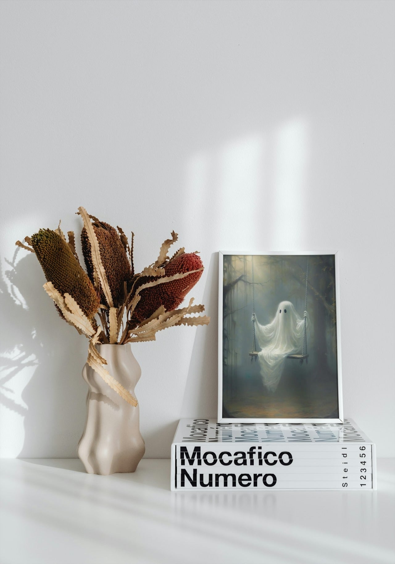 SPOOKY AI GENERATED GHOST POSTER