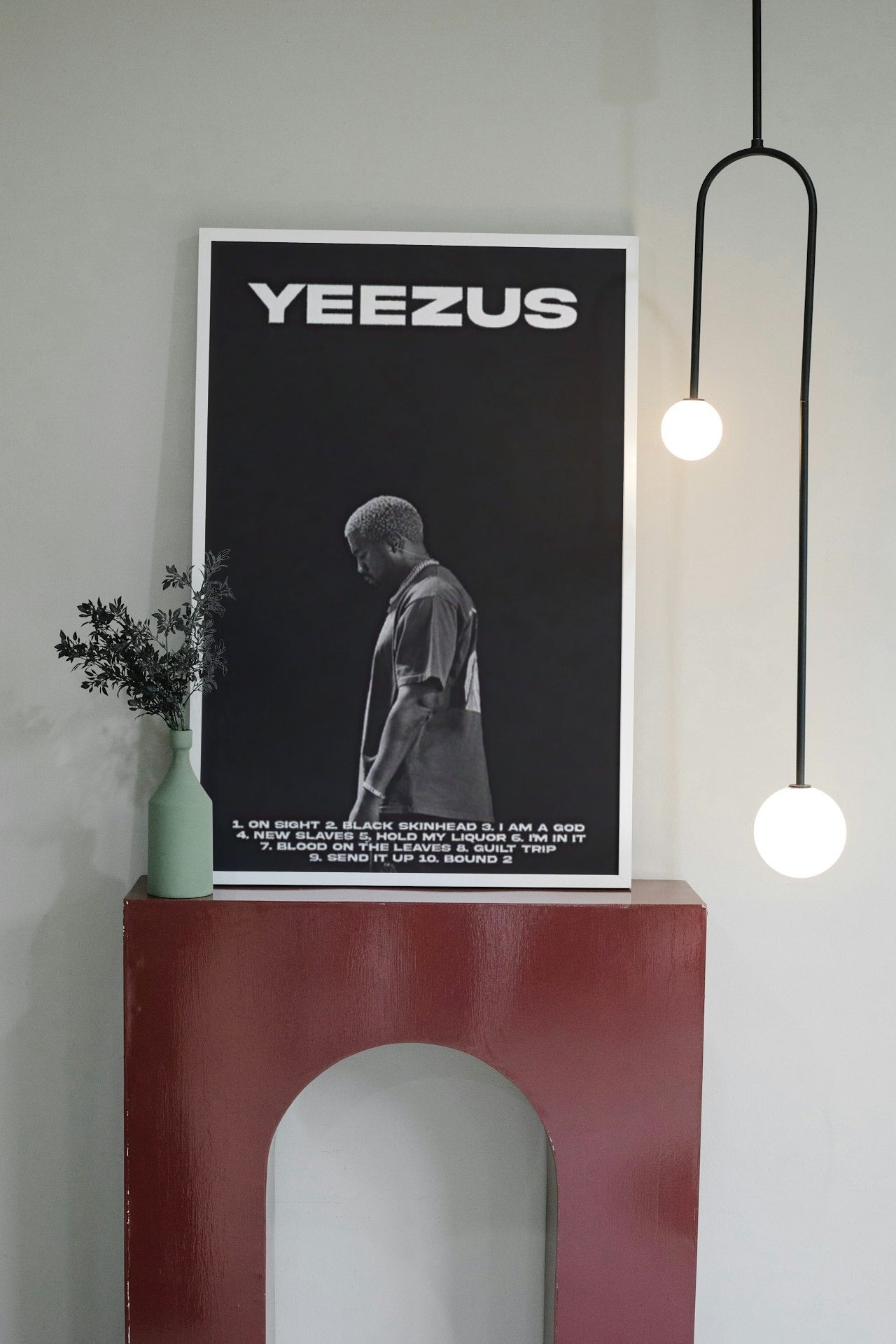 Kanye west "Yeezus" canvas poster