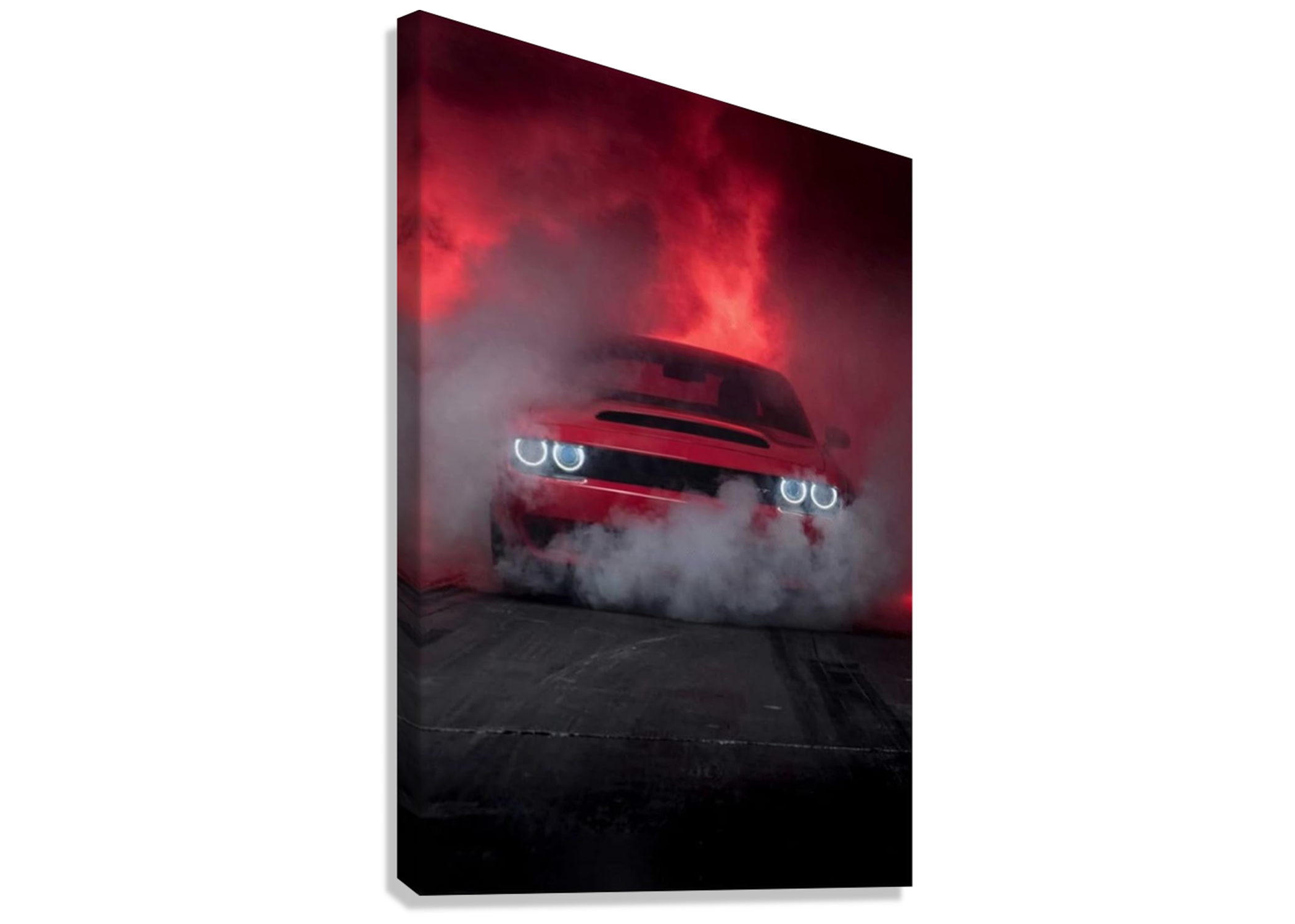 AMERICAN MUSCLE CAR DODGE CANVAS POSTER