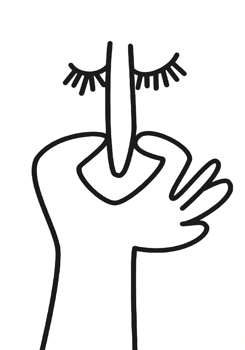 FUNNY CUTE BATHROOM CANVAS POSTER