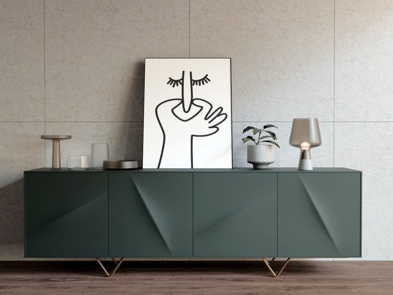 FUNNY CUTE BATHROOM CANVAS POSTER