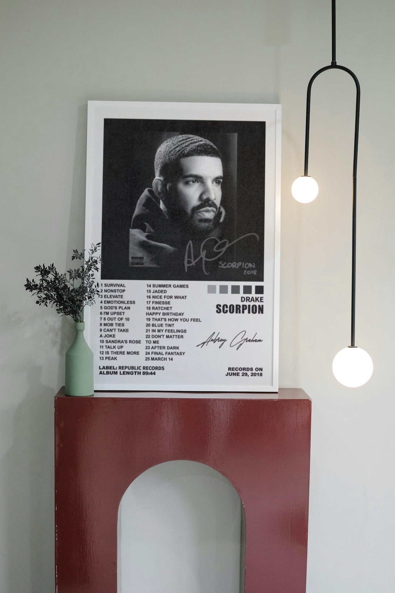 DRAKE "SCORPION" POSTER