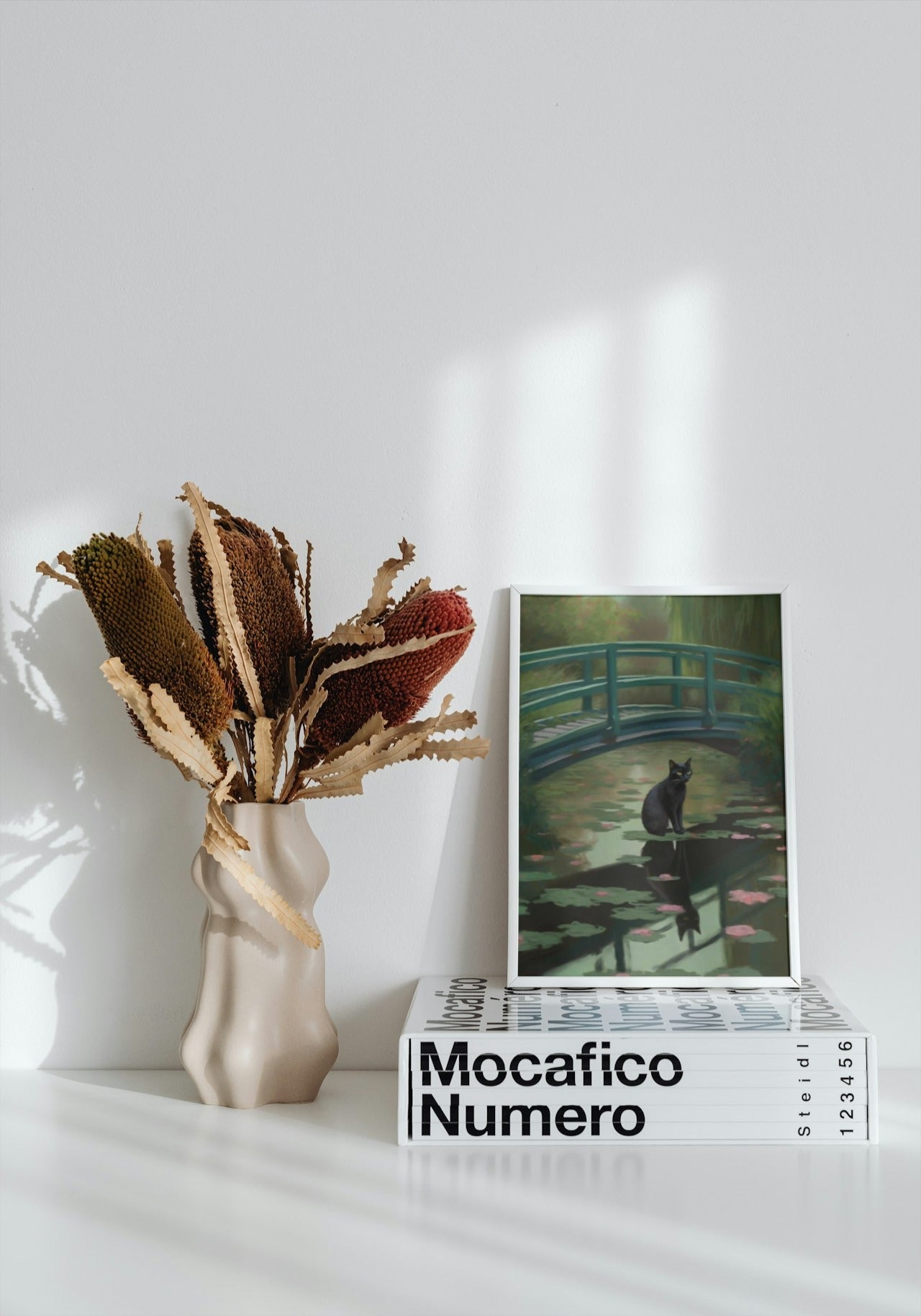 CUTE SPOOKY BLACK CAT PAINTING