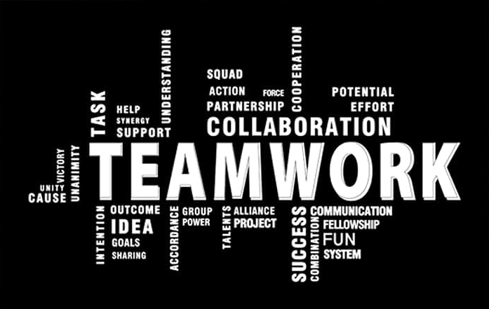 TEAMWORK MOTIVATIONAL CANVAS POSTER