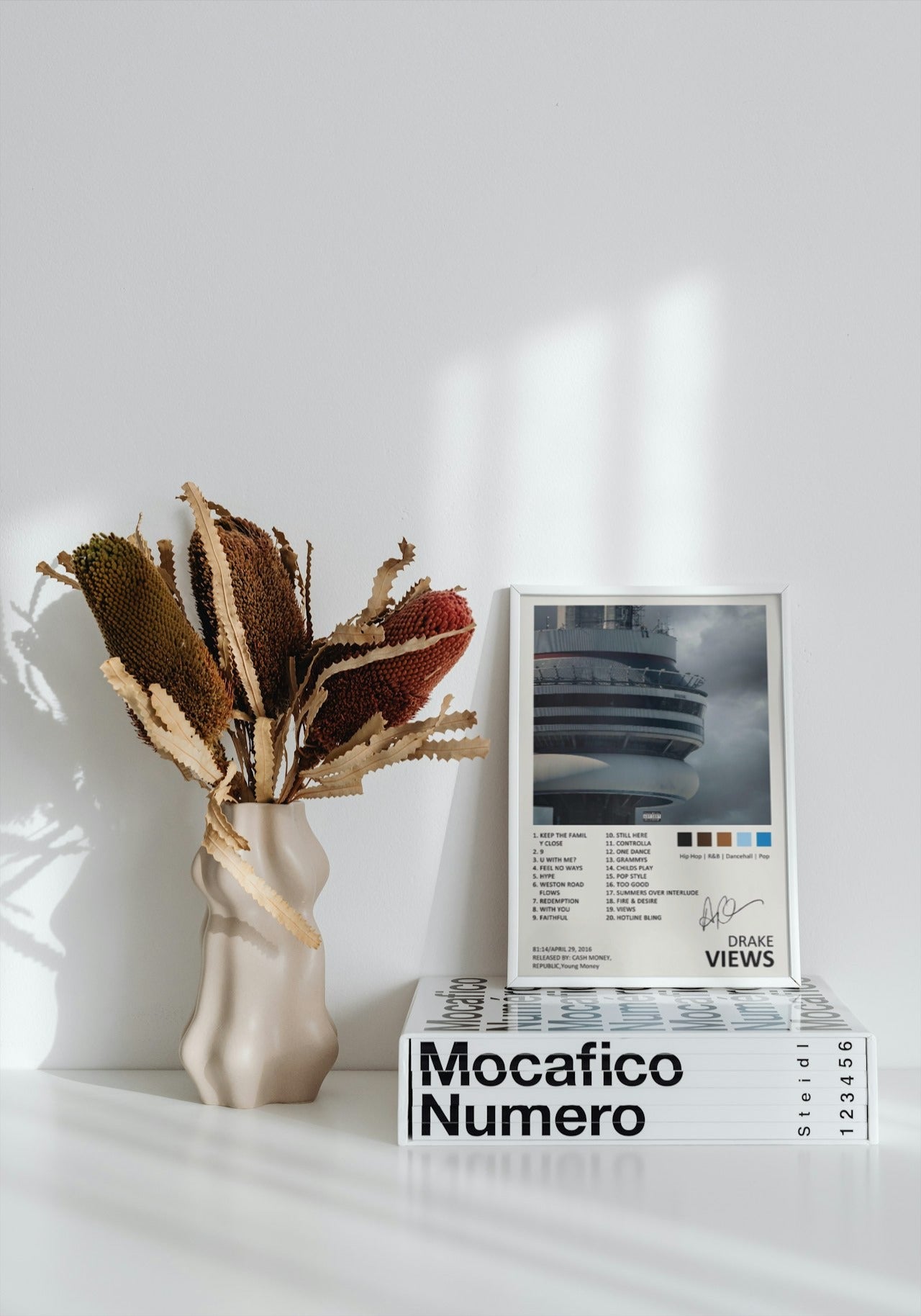 DRAKE "VIEWS" CANVAS POSTER