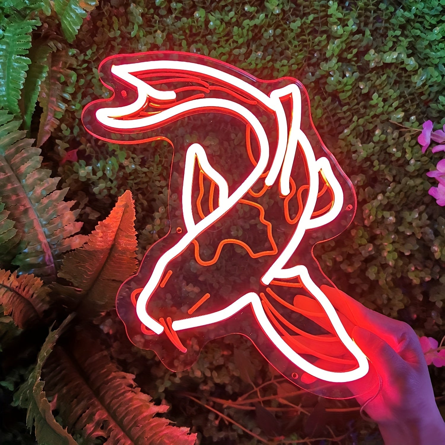 Tnessential Koi Fish Neon Sign 3D Decor