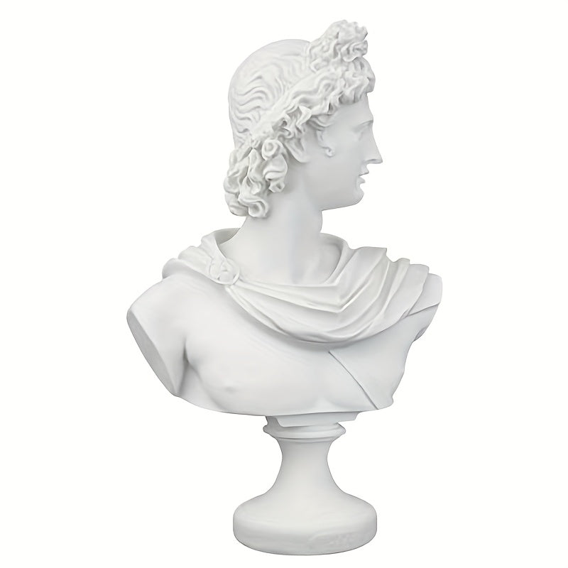 Tnessential Apollo Bust Greek and Roman Mythology God of Sunlight 15.24 3D Decor