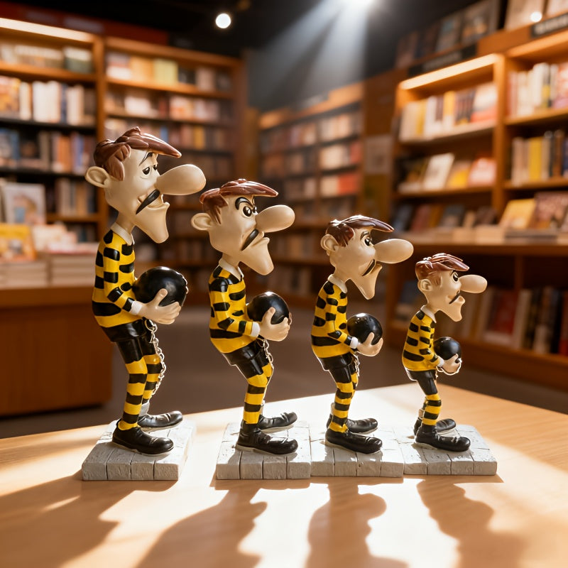 Tnessential Dalton Brothers Statue 4pcs Set 3D Decor