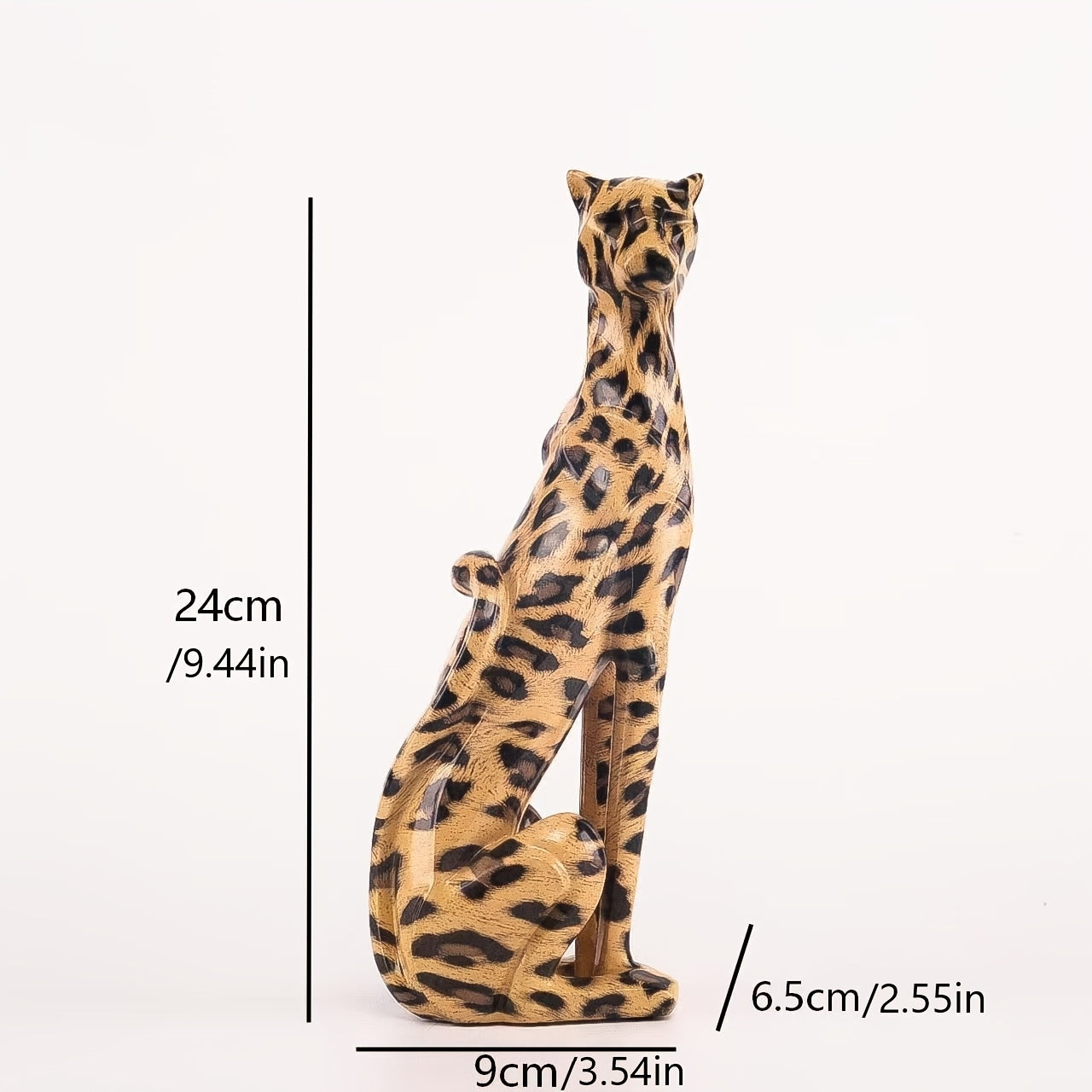 Tnessential Light Luxury Leopard Ornament 3D Decor
