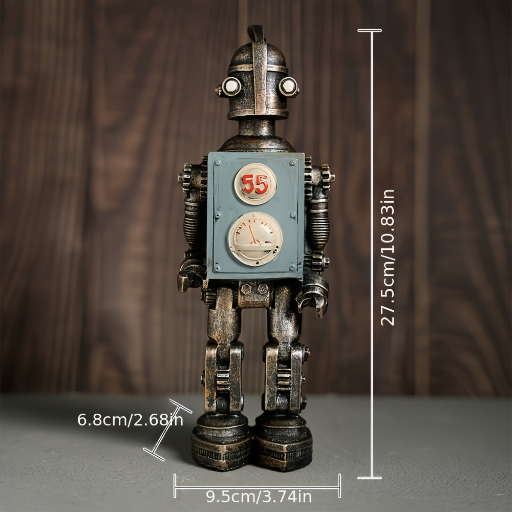 Tnessential American Cross-border Retro Craft Punk Style Robot Creative 3D Decor