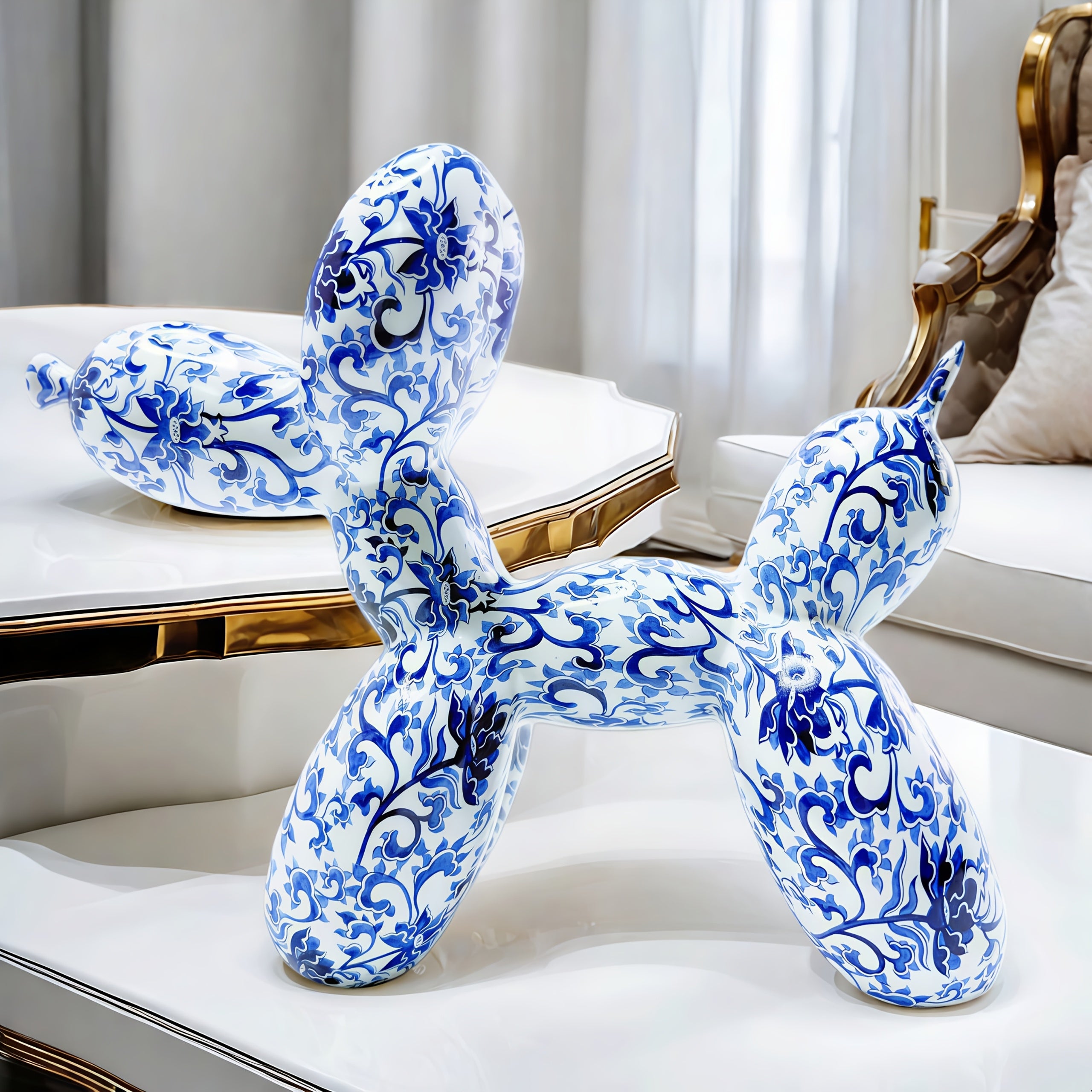 Tnessential Creative and Cute Balloon Dog Resin Crafts 3D Decor