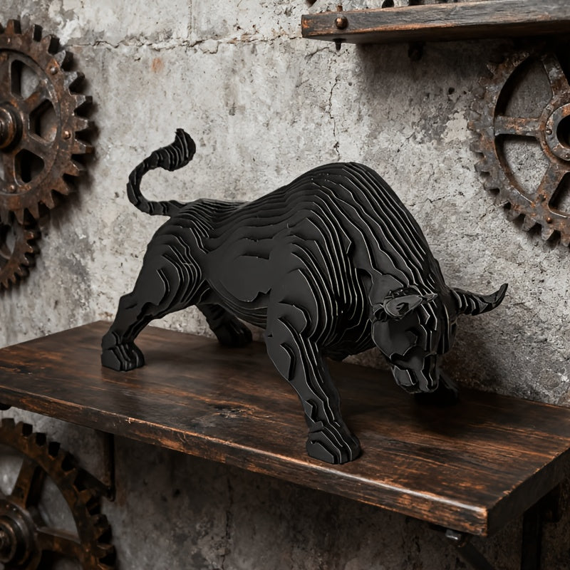 Tnessential Decorative Bull Statue 3D Decor