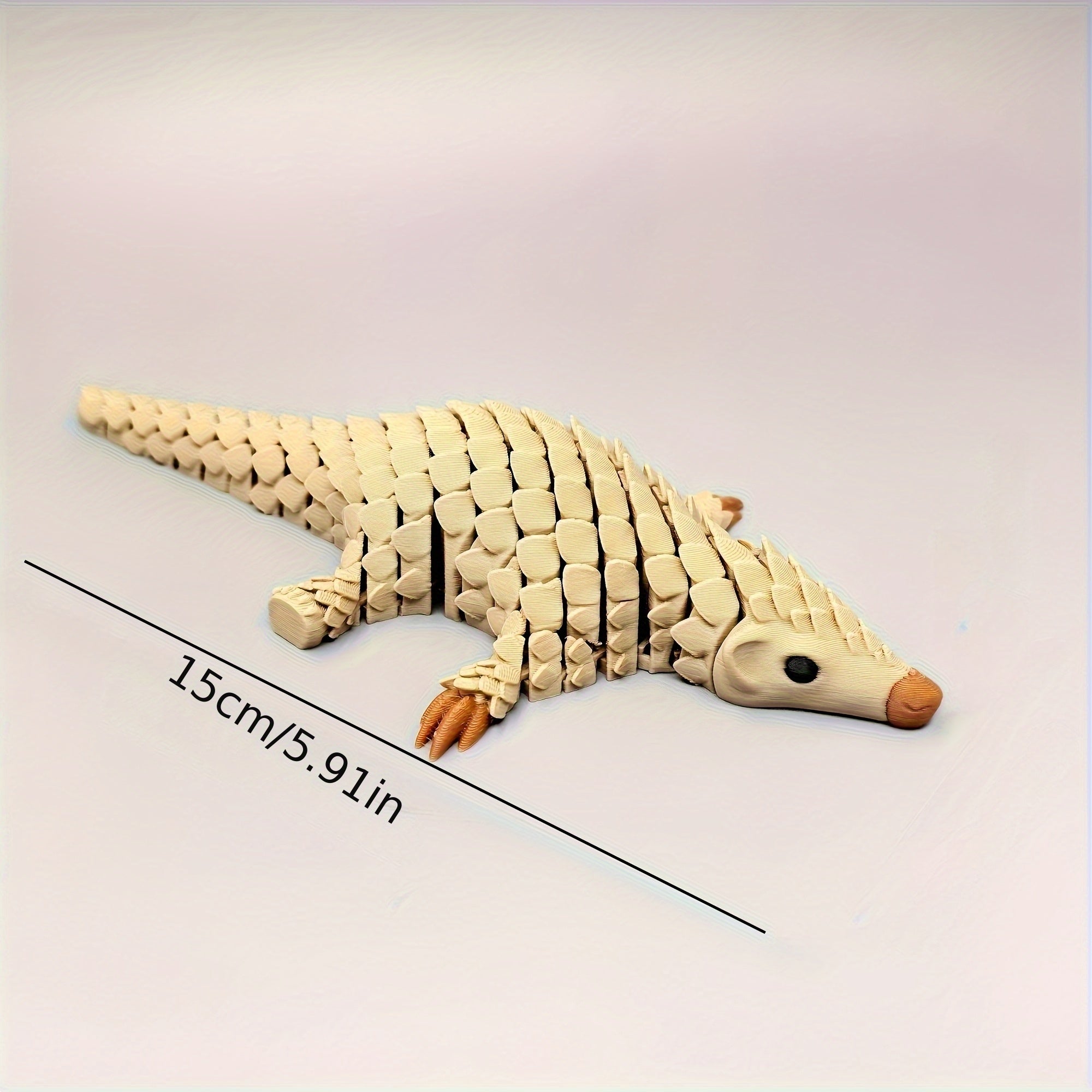 Tnessential Printed Children's Toy Gradient Hedgehog Animal Statue 3D Decor