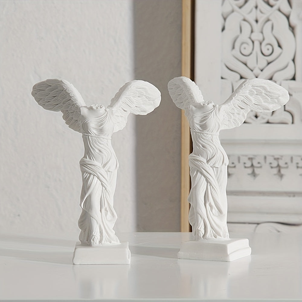 Tnessential European-style Statue of the Goddess of Victory 3D Decor