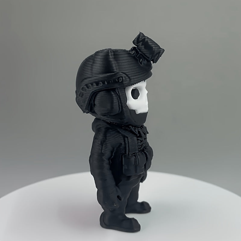 Tnessential Skull Tactical Soldier Decorative Ornament 3D Decor