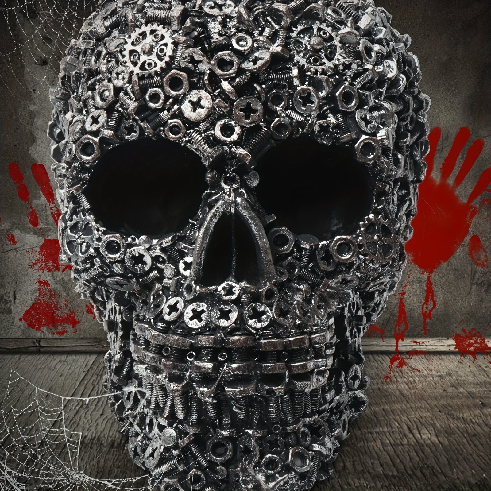 Tnessential Steampunk Gear Skull Decor 3D Decor