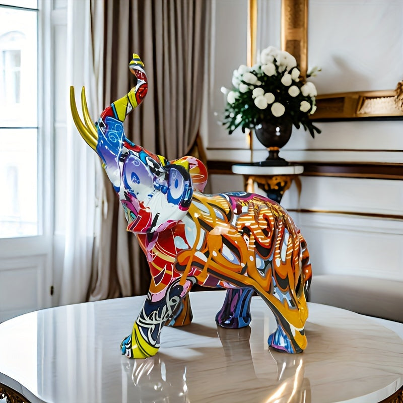 Tnessential Creative Elephant Decoration Creative Statue 3D Decor