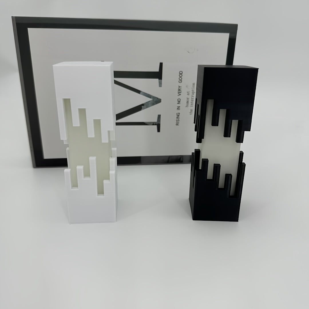 Tnessential Printed Premium Minimalist Rectangular Glow-in-the-dark 3D Decor