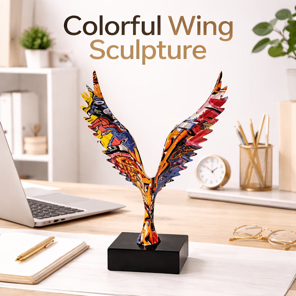 Tnessential Creative Graffiti Resin Phoenix Sculpture 3D Decor