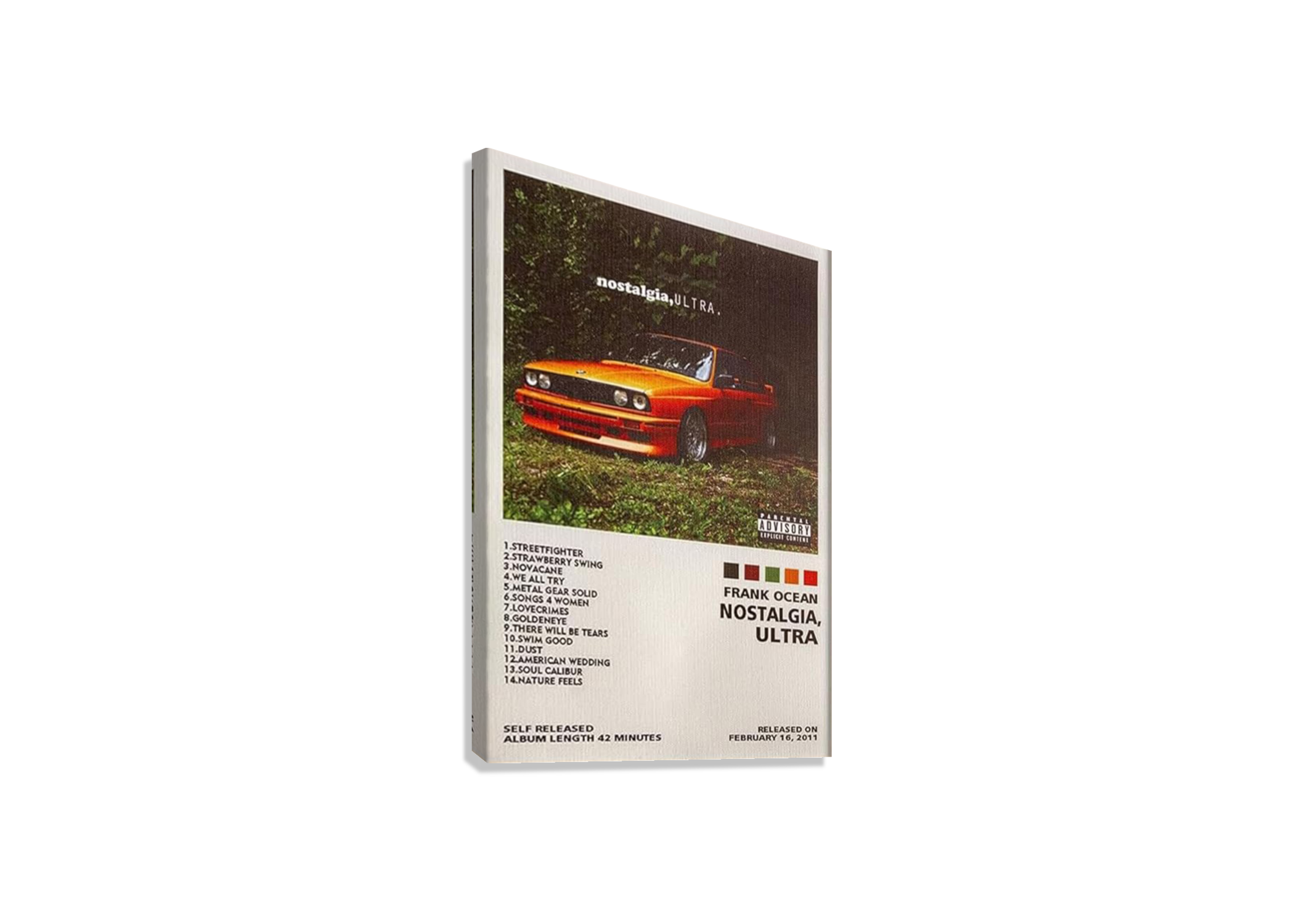 FRANK OCEAN NOSTALGIA ULTRA CANVAS POSTER
