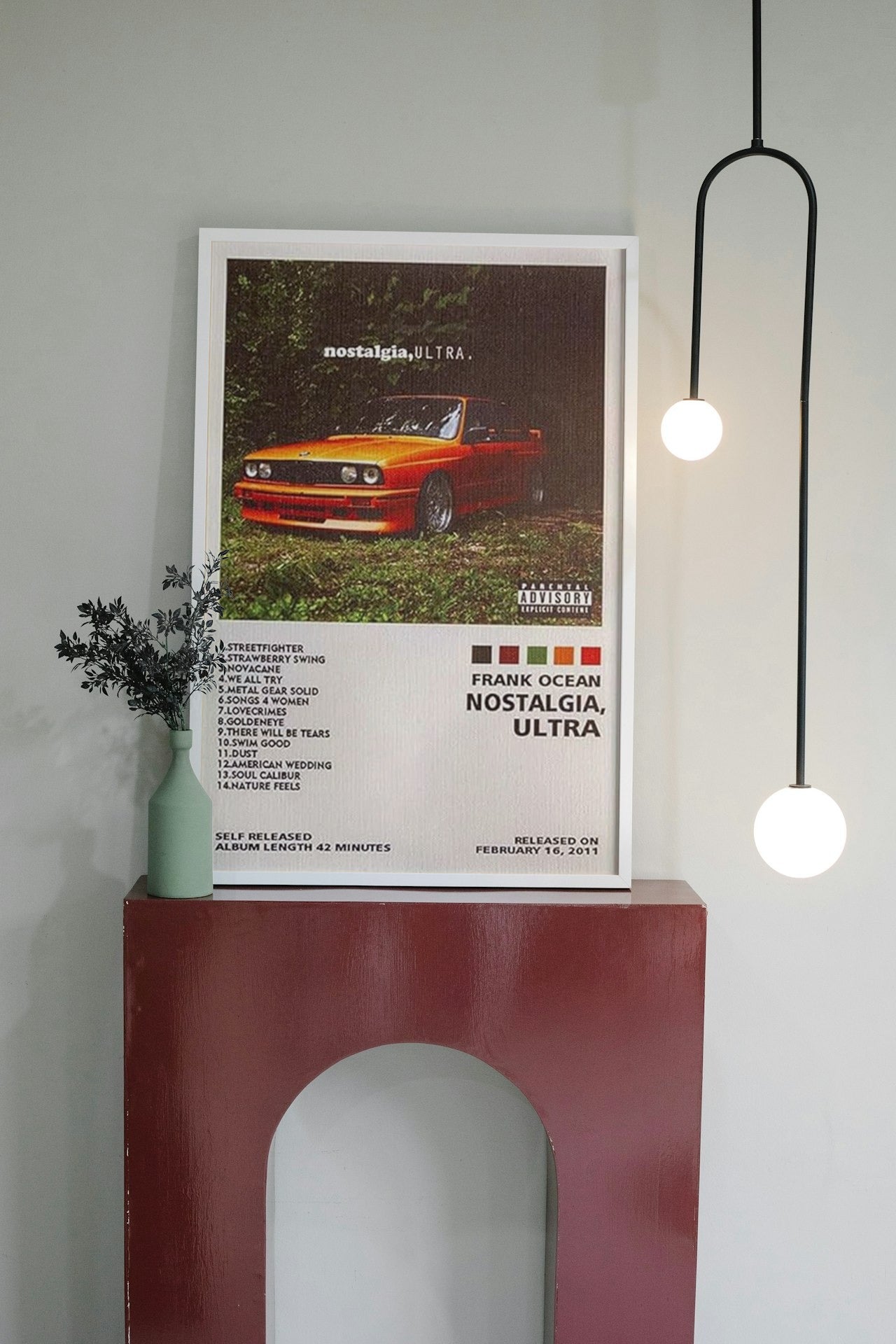FRANK OCEAN NOSTALGIA ULTRA CANVAS POSTER