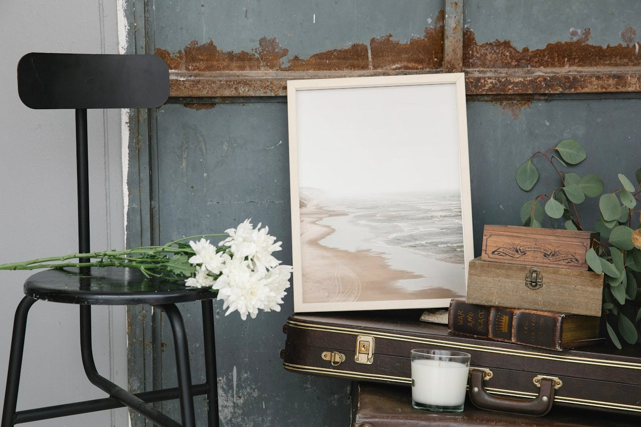 BEACH SHORE CANVAS POSTER