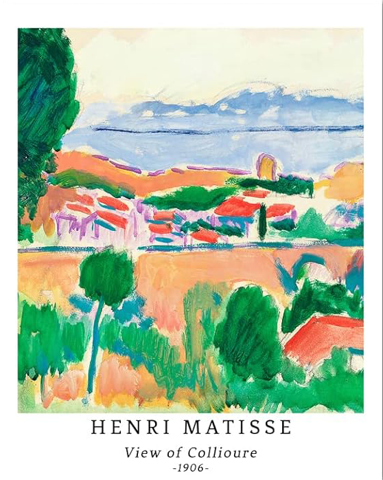 HENRI MATISSE PAINTING CANVAS POSTER