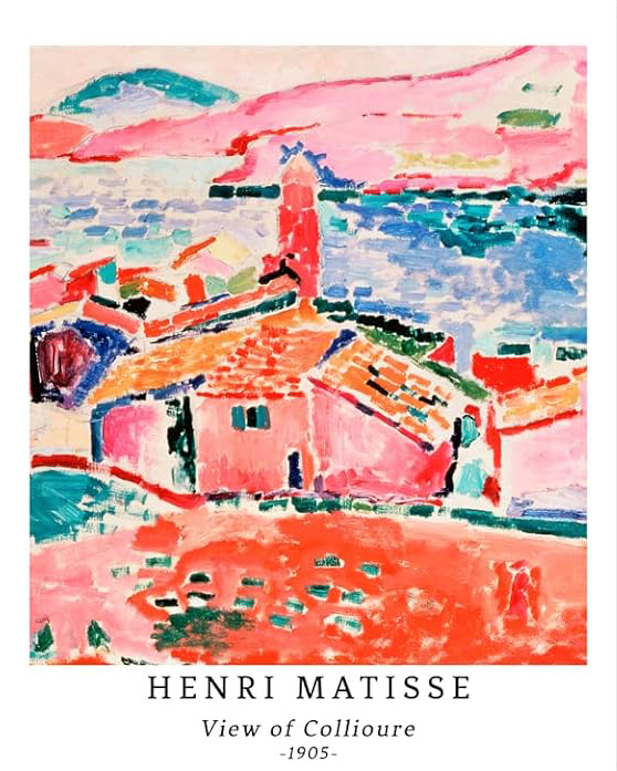 HENRI MATISSE PAINTING CANVAS POSTER