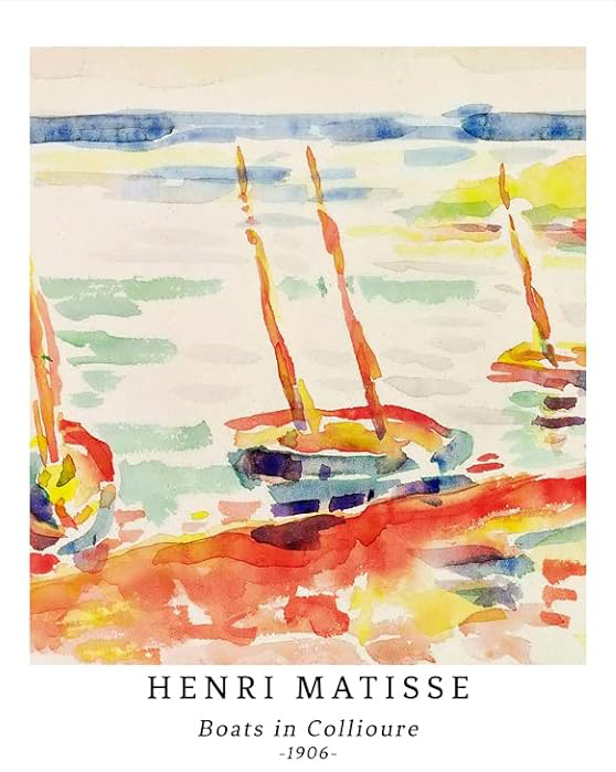 HENRI MATISSE PAINTING CANVAS POSTER