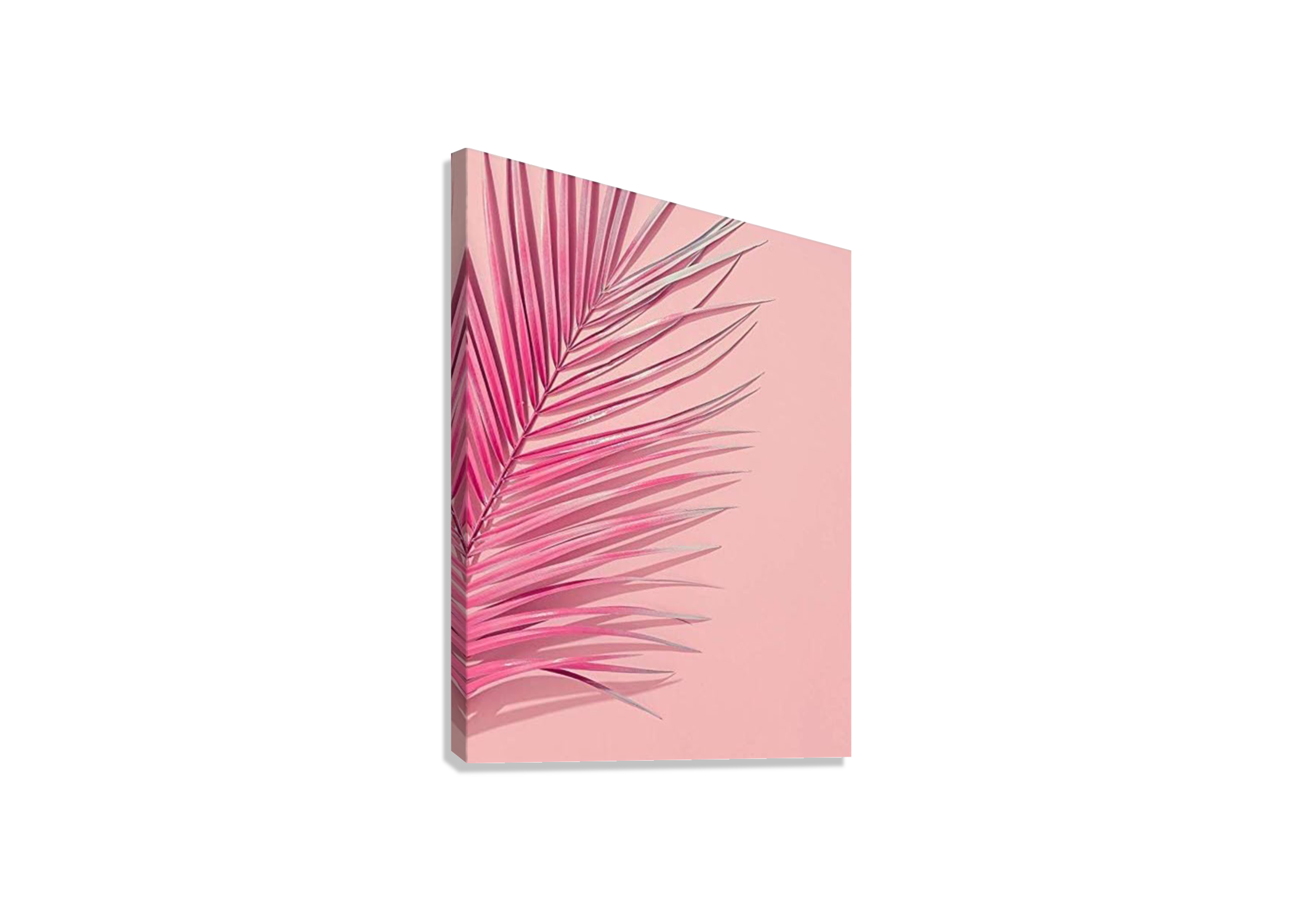 AESTHETIC CUTE PINK PALM TREE CANVAS POSTER