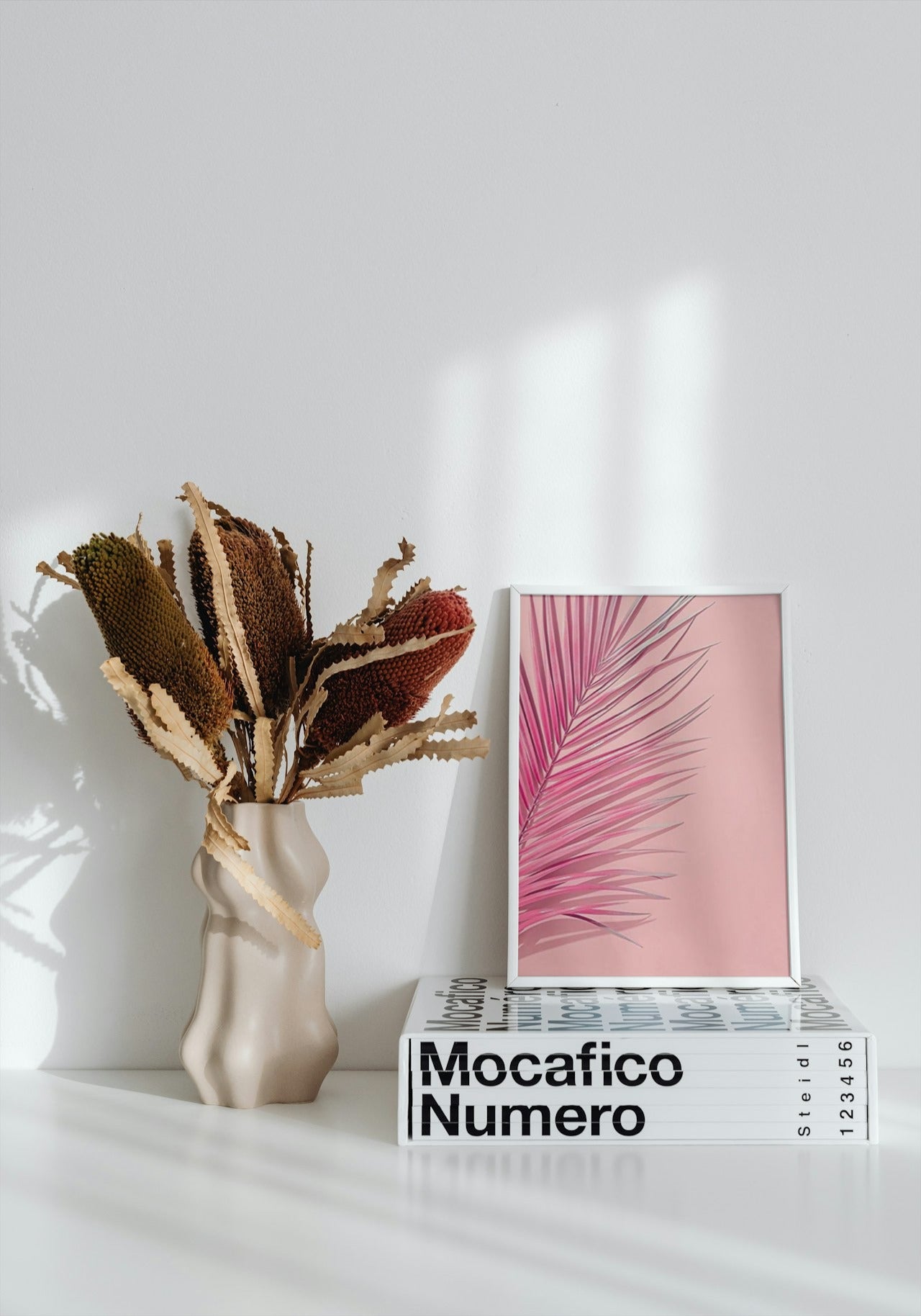 AESTHETIC CUTE PINK PALM TREE CANVAS POSTER