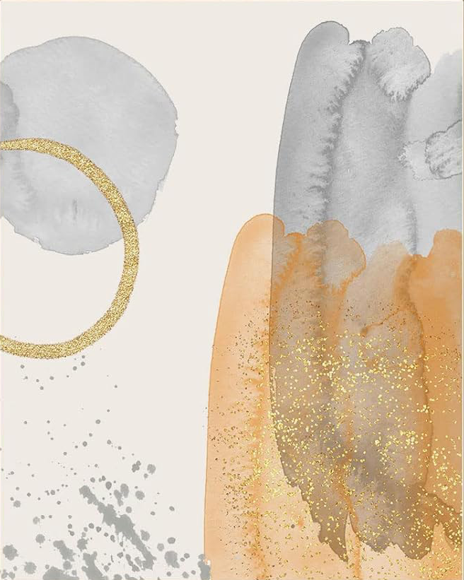 ABSTRACT PAINTING CANVAS POSTER