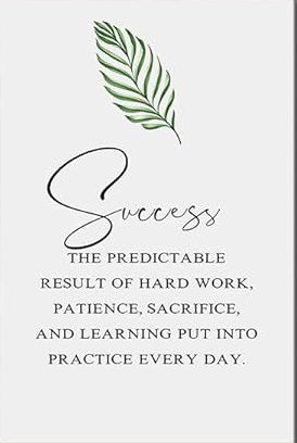 SUCESS MOTIVATIONAL CANVAS POSTER