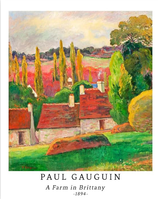 PAUL GAUGIN PAINTING CANVAS POSTER