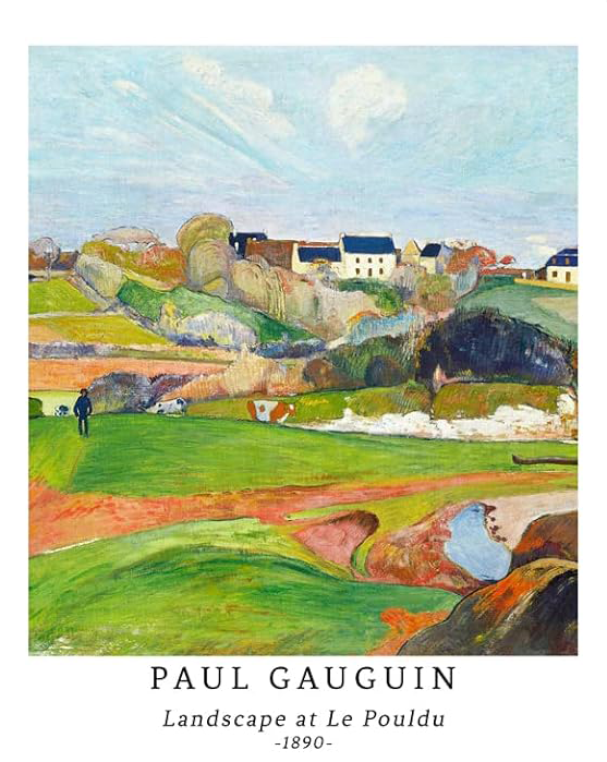 PAUL GAUGIN PAINTING CANVAS POSTER