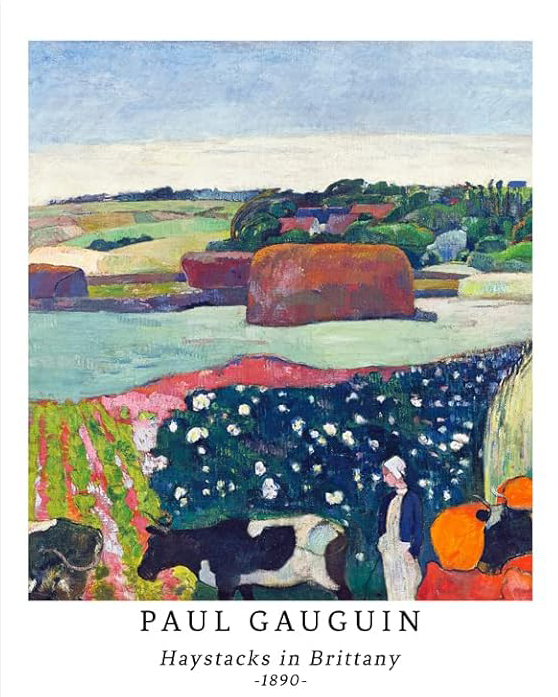 PAUL GAUGIN PAINTING CANVAS POSTER