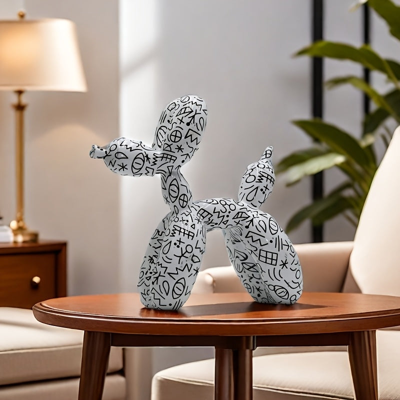 Tnessential Chic Balloon Dog Sculpture 3D Decor