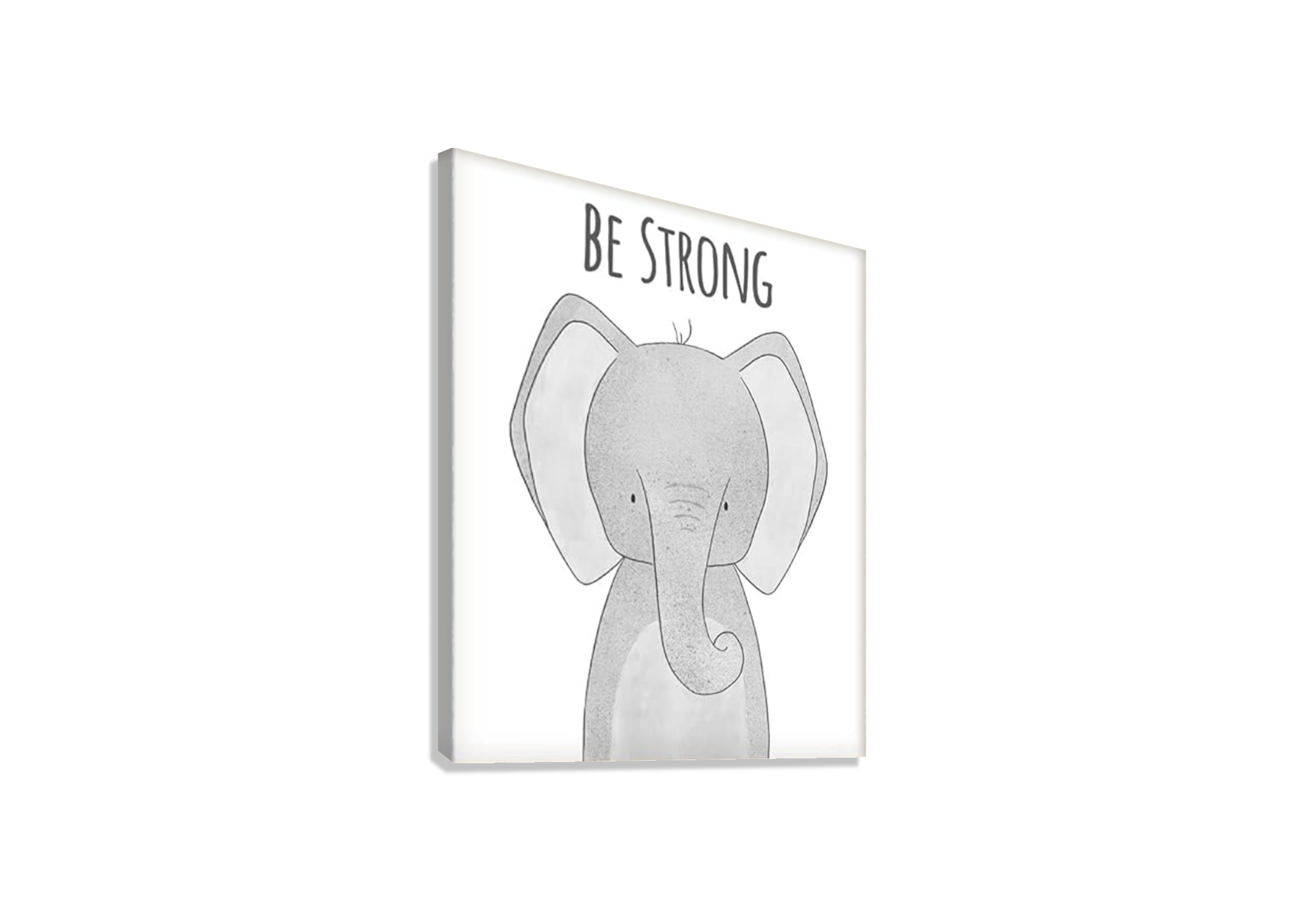 NURCERY ELEPHANT CANVAS POSTER