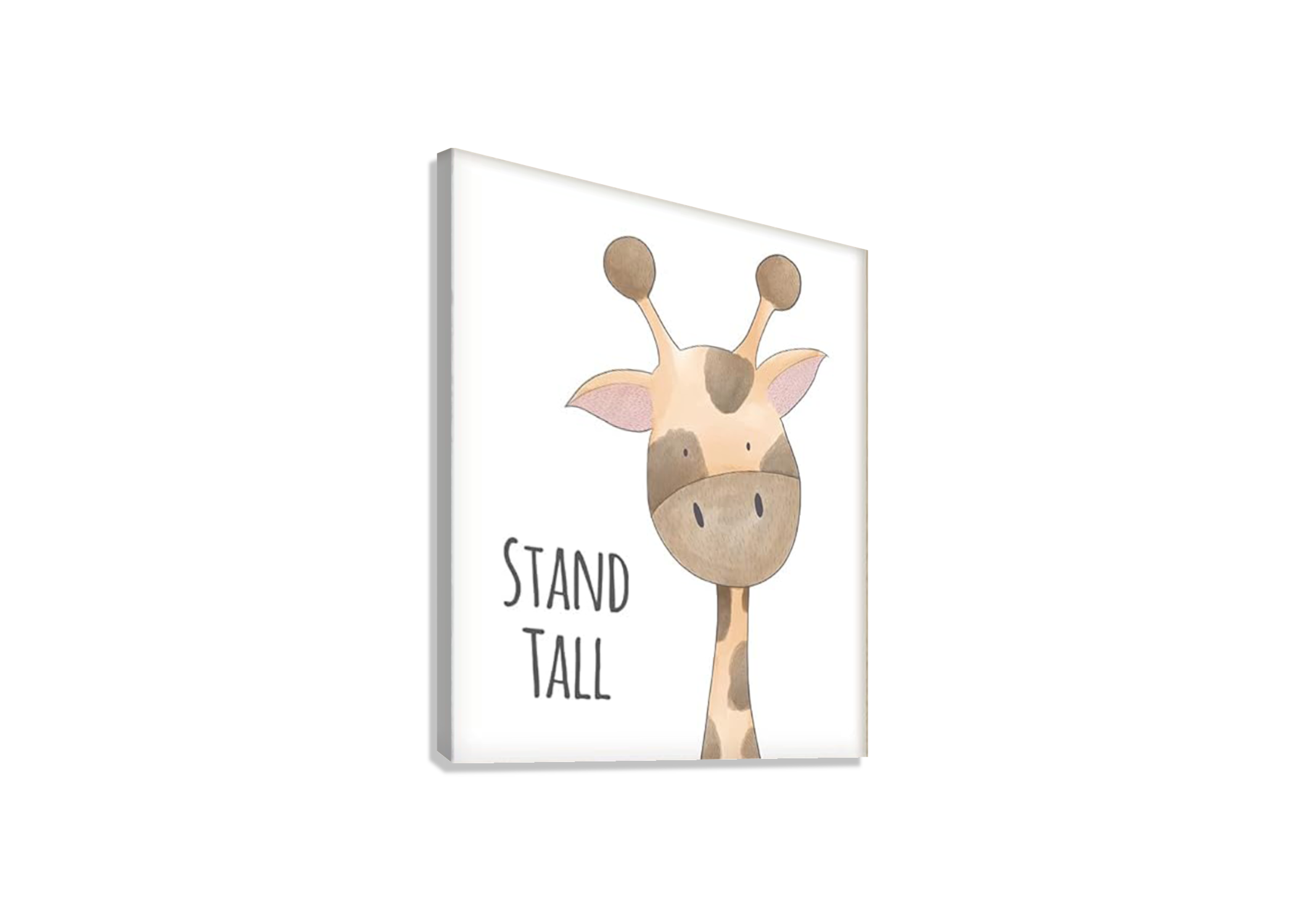 NURCERY GIRAFFE CANVAS POSTER