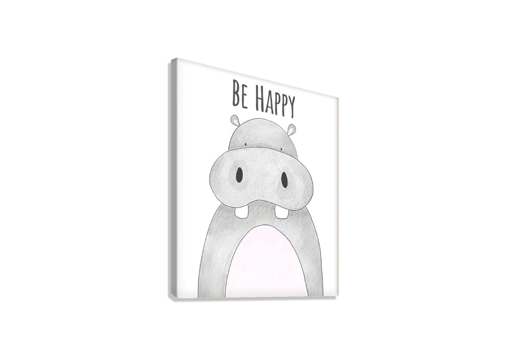 HIPPO NURCERY CANVAS POSTER