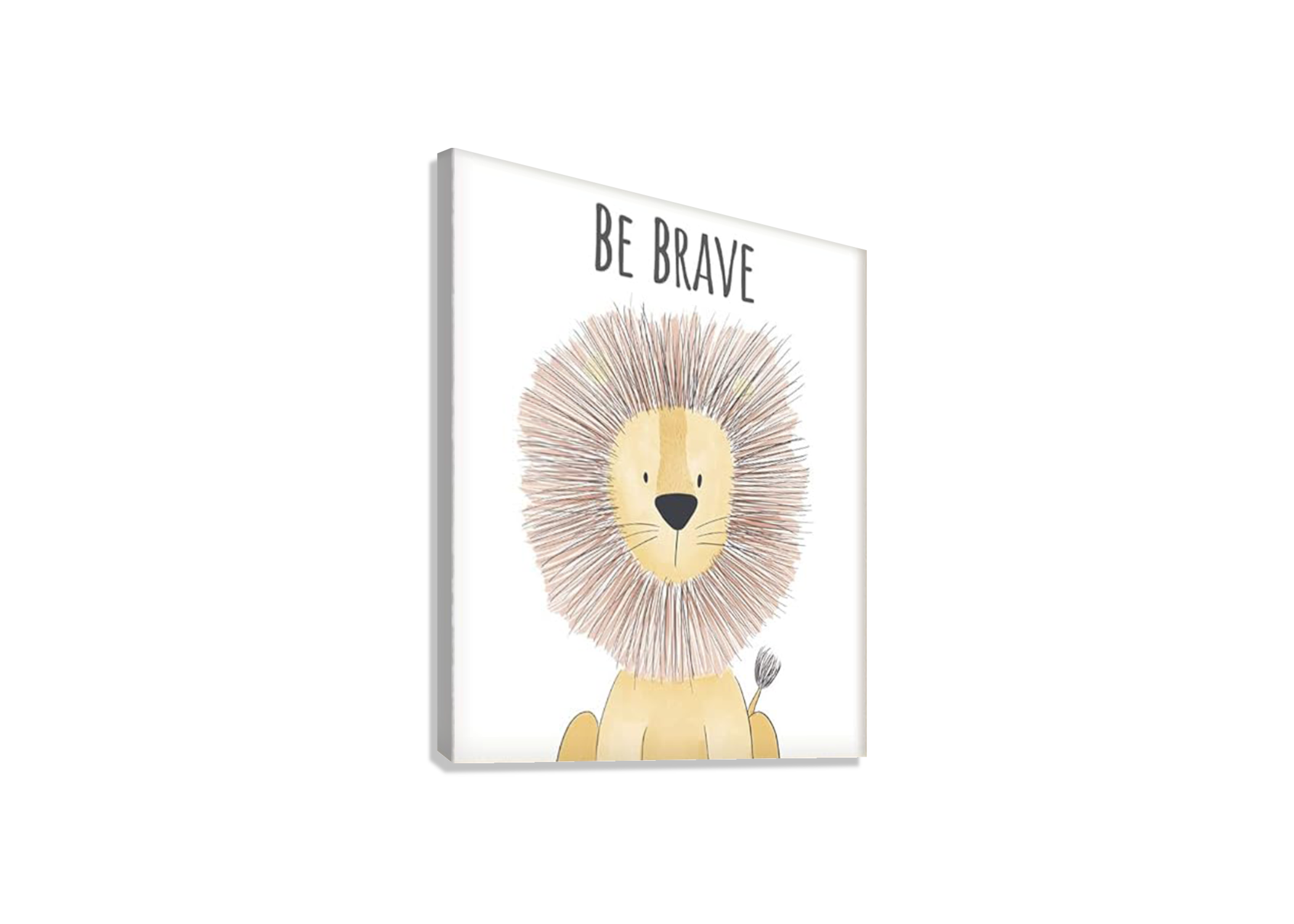 NURCERY CUTE LION CANVAS POSTER