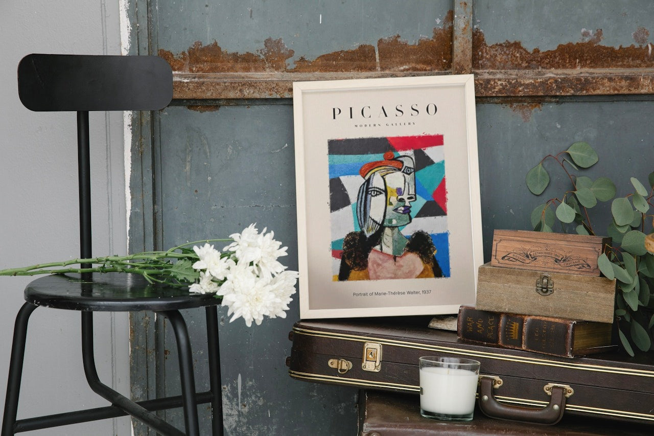 PICASSO ABSTRACT PAINTING CANVAS POSTER