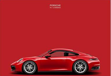 PORCHE CANVAS POSTER