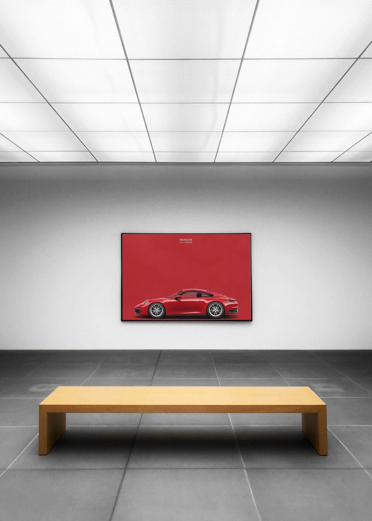 PORCHE CANVAS POSTER