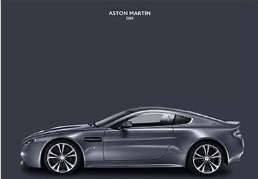 ASTON MARTIN CANVAS POSTER