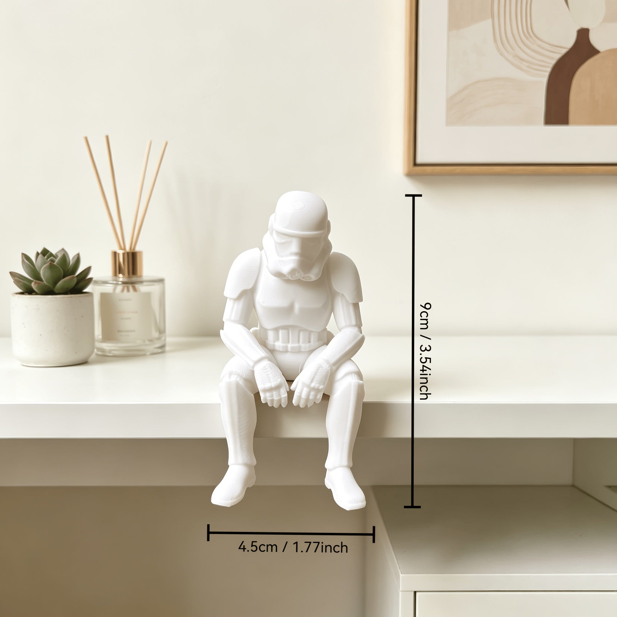 Tnessential Star Wars Darth Vader Black Knight and Sad 3D Decor