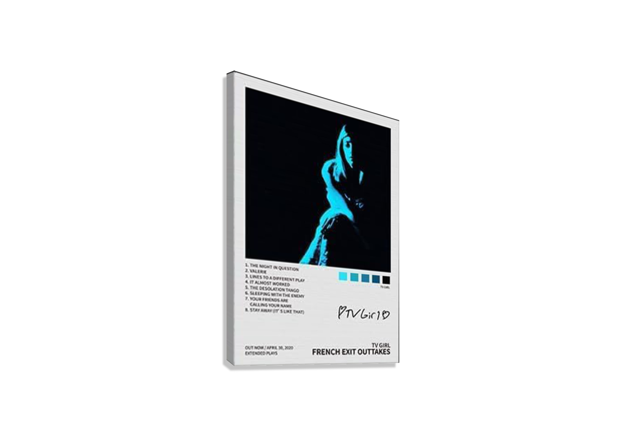 TV GIRL " FRENCH EXIT OUTTAKE " CANVAS POSTER