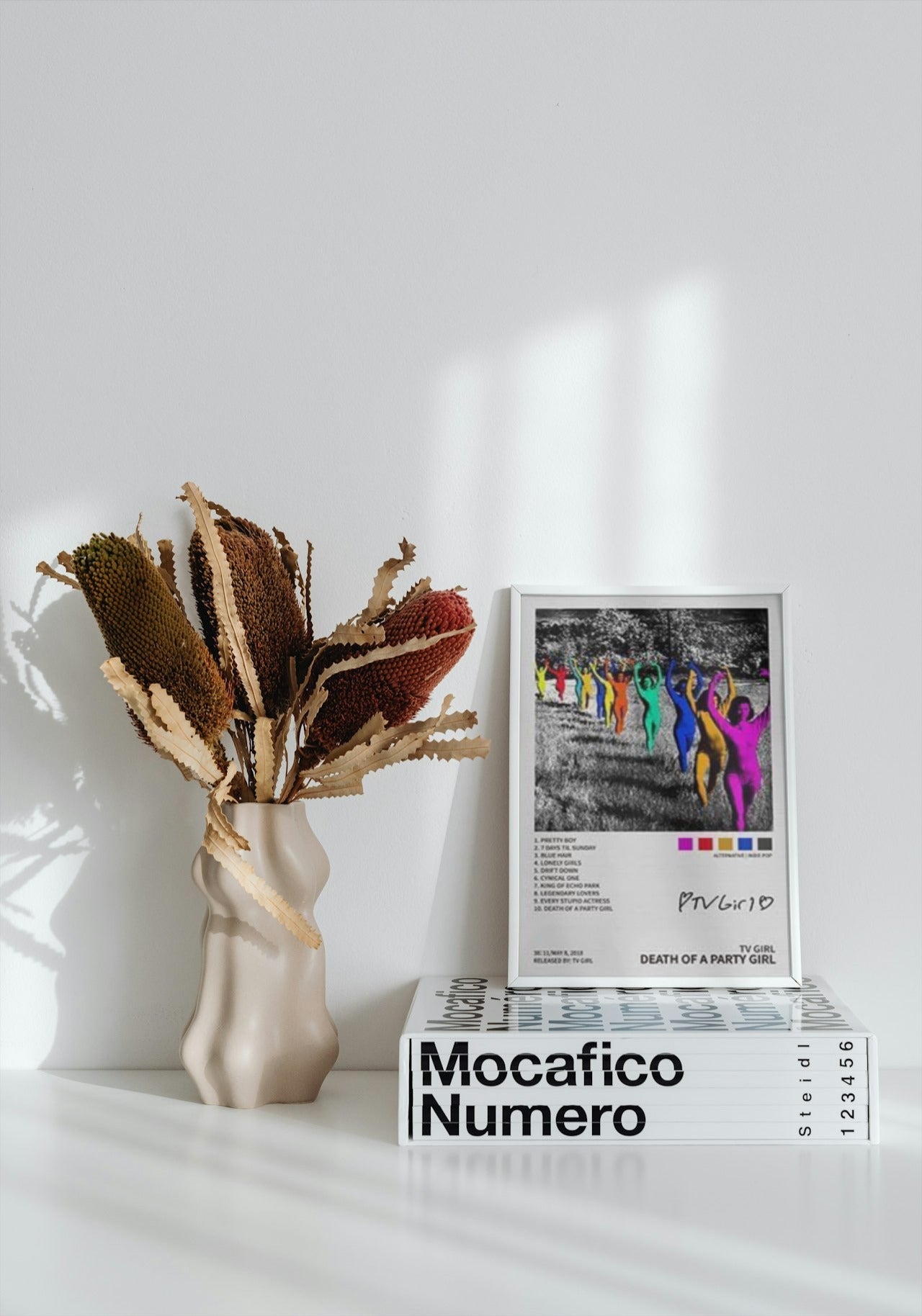 TV GIRL " DEATH OF A PARTY GIRL " CANVAS POSTER