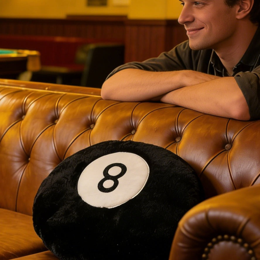 Tnessential Black Eight Plush Doll 3D Decor